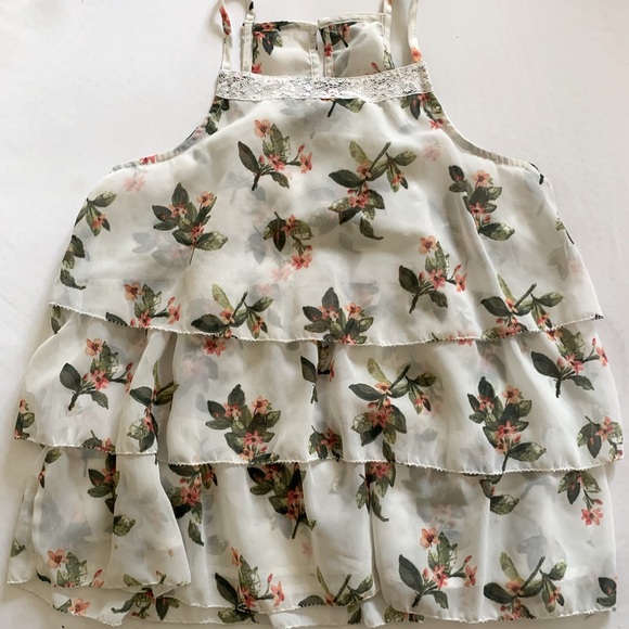 Floral High Neck Tank - Picture 1 of 2